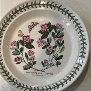 Portme Botanical Garden Floral Dessert Plate